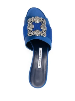 Women Manolo Blahnik Martanew 60mm Crystal-buckle Mules 7 Women Manolo Blahnik Martanew 60mm Crystal-buckle Mules -Manolo Blahnik 20076252 45234511 1000