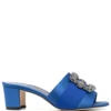Women Manolo Blahnik Martanew 60mm Crystal-buckle Mules