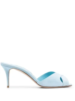 Women Manolo Blahnik Mumbimu 75mm Suede Mules