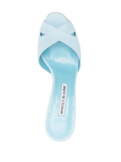 Women Manolo Blahnik Mumbimu 75mm Suede Mules 7 Women Manolo Blahnik Mumbimu 75mm Suede Mules -Manolo Blahnik 20079154 45339034 1000