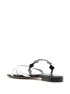 Women Manolo Blahnik Sulafa Leather Flat Sandals 6 Women Manolo Blahnik Sulafa Leather Flat Sandals -Manolo Blahnik 20128890 50312148 1000