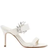 Women Manolo Blahnik Maysale Suede Mules