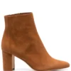 Women Manolo Blahnik Suede Ankle Boots