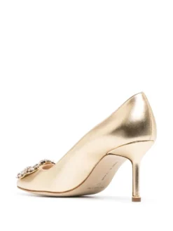 Women Manolo Blahnik Hangisi 70mm Pumps -Manolo Blahnik 20356495 50418358 1000