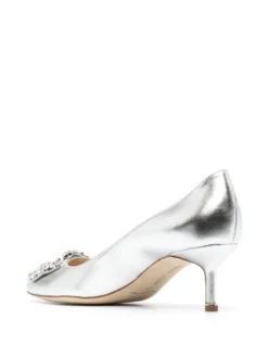 Women Manolo Blahnik Hangisi 50mm Pumps -Manolo Blahnik 20356496 50413435 1000