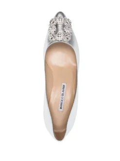 Women Manolo Blahnik Hangisi 50mm Pumps -Manolo Blahnik 20356496 50413437 1000