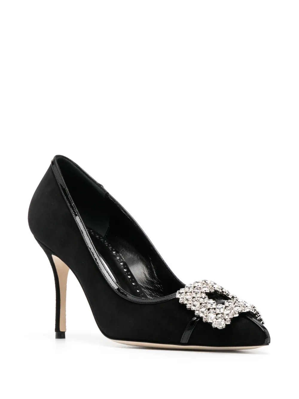 Women Manolo Blahnik Embellished High-heel Pumps 2 Women Manolo Blahnik Embellished High-heel Pumps - Image 2