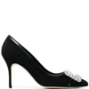 Women Manolo Blahnik Embellished High-heel Pumps