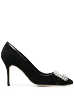 Women Manolo Blahnik Embellished High-heel Pumps
