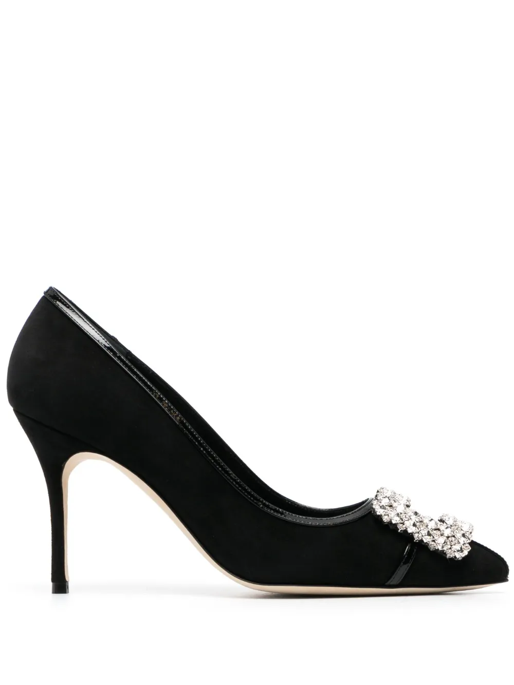 Women Manolo Blahnik Embellished High-heel Pumps 1 Women Manolo Blahnik Embellished High-heel Pumps