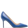 Women Manolo Blahnik BB 90mm Slip-on Leather Pumps