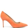Women Manolo Blahnik BB 90mm Suede Pumps