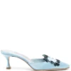 Women Manolo Blahnik Kaynamu 50mm Lace-detailing Mules