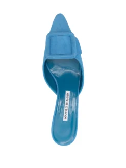 Women Manolo Blahnik Maysale 50mm Suede Mules 7 Women Manolo Blahnik Maysale 50mm Suede Mules -Manolo Blahnik 20516162 50561414 1000
