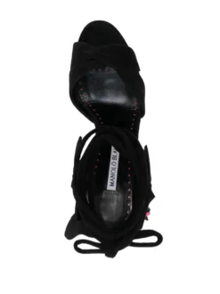 Women Manolo Blahnik Ossie 100mm Open-toe Suede Sandals 7 Women Manolo Blahnik Ossie 100mm Open-toe Suede Sandals -Manolo Blahnik 20516165 50562114 1000