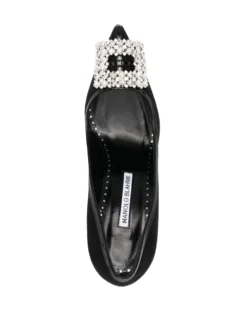 Women Manolo Blahnik Tuberian 105mm Crystal-buckle Pumps 7 Women Manolo Blahnik Tuberian 105mm Crystal-buckle Pumps -Manolo Blahnik 20546653 50552049 1000