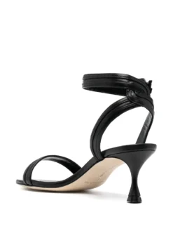 Women Manolo Blahnik 50mm Leather Sandals -Manolo Blahnik 20547745 50552013 1000