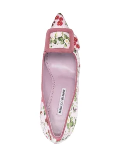 Women Manolo Blahnik 90mm Floral-print Leather Pumps -Manolo Blahnik 20633052 50648091 1000