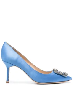Women Manolo Blahnik Hangisi 80mm Embellished Pumps