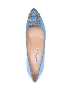 Women Manolo Blahnik Hangisi 80mm Embellished Pumps -Manolo Blahnik 20634008 50647750 1000