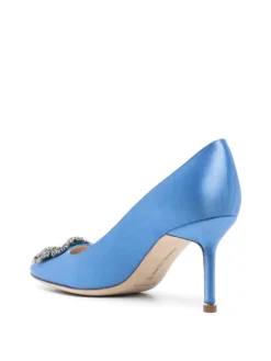 Women Manolo Blahnik Hangisi 80mm Embellished Pumps -Manolo Blahnik 20634008 50647754 1000