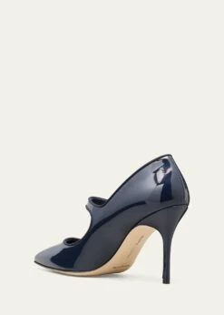 Manolo Blahnik PATENT LEATHER MARY JANE PUMPS -Manolo Blahnik bg 3310211 100380 c 1