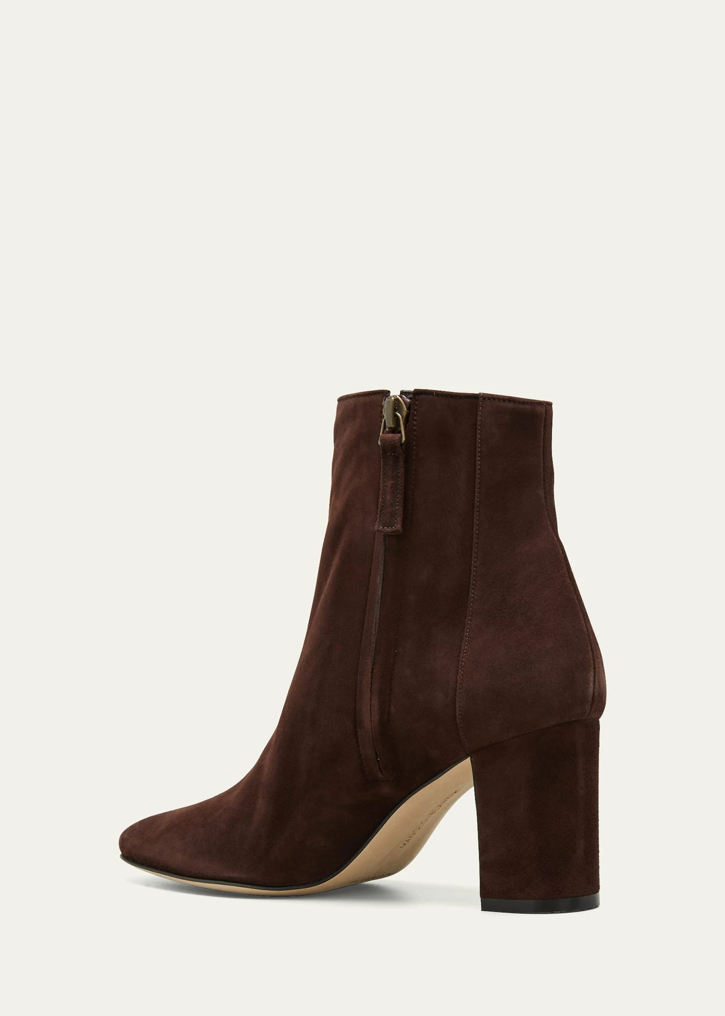 Manolo Blahnik ROSIE SUEDE ZIP ANKLE BOOTIES 4 Manolo Blahnik ROSIE SUEDE ZIP ANKLE BOOTIES - Image 4