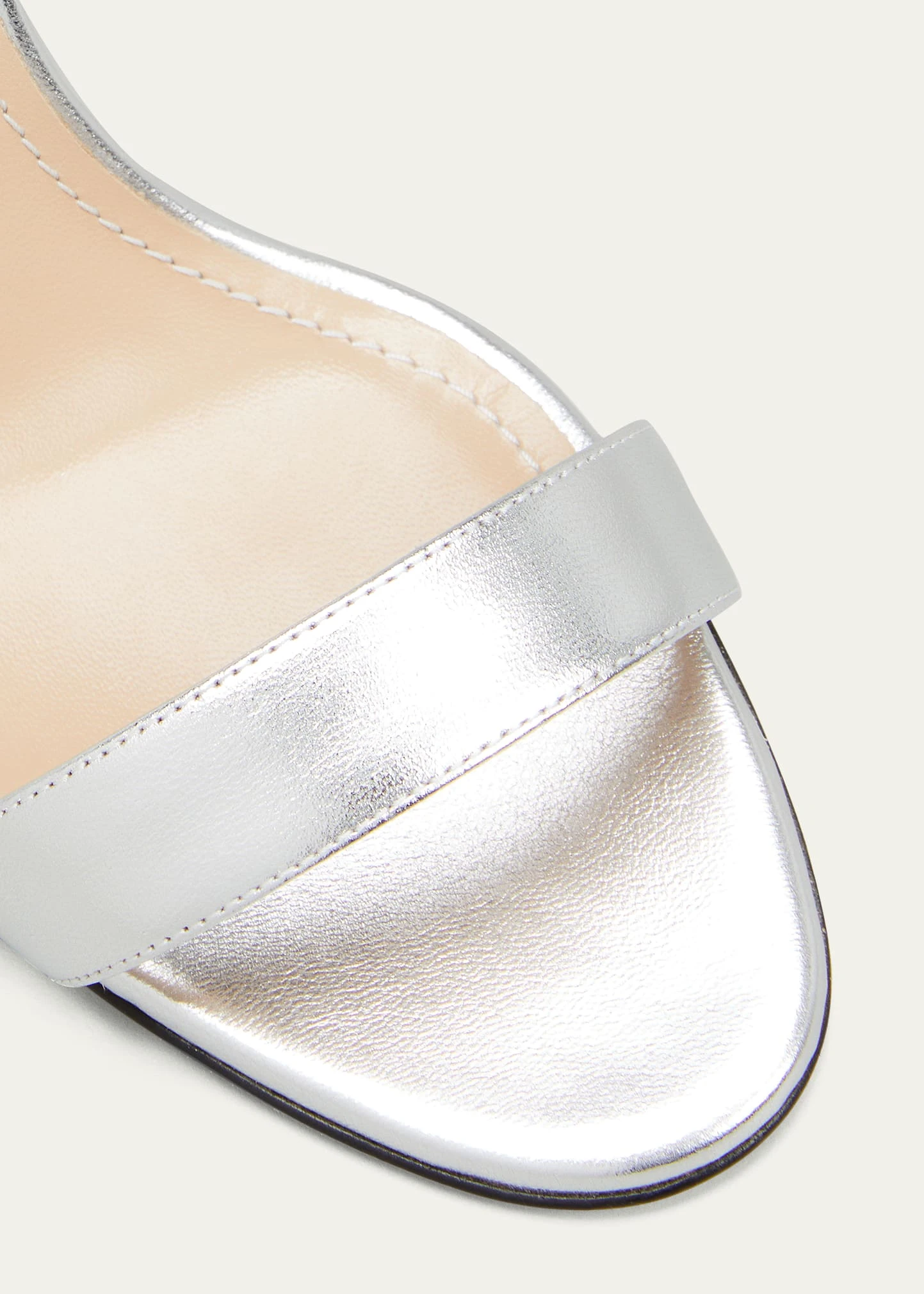 Manolo Blahnik CHAOS 105MM METALLIC NAPA SANDALS 3 Manolo Blahnik CHAOS 105MM METALLIC NAPA SANDALS - Image 3