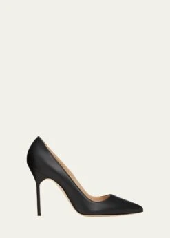 Manolo Blahnik BB 105MM LEATHER PUMPS