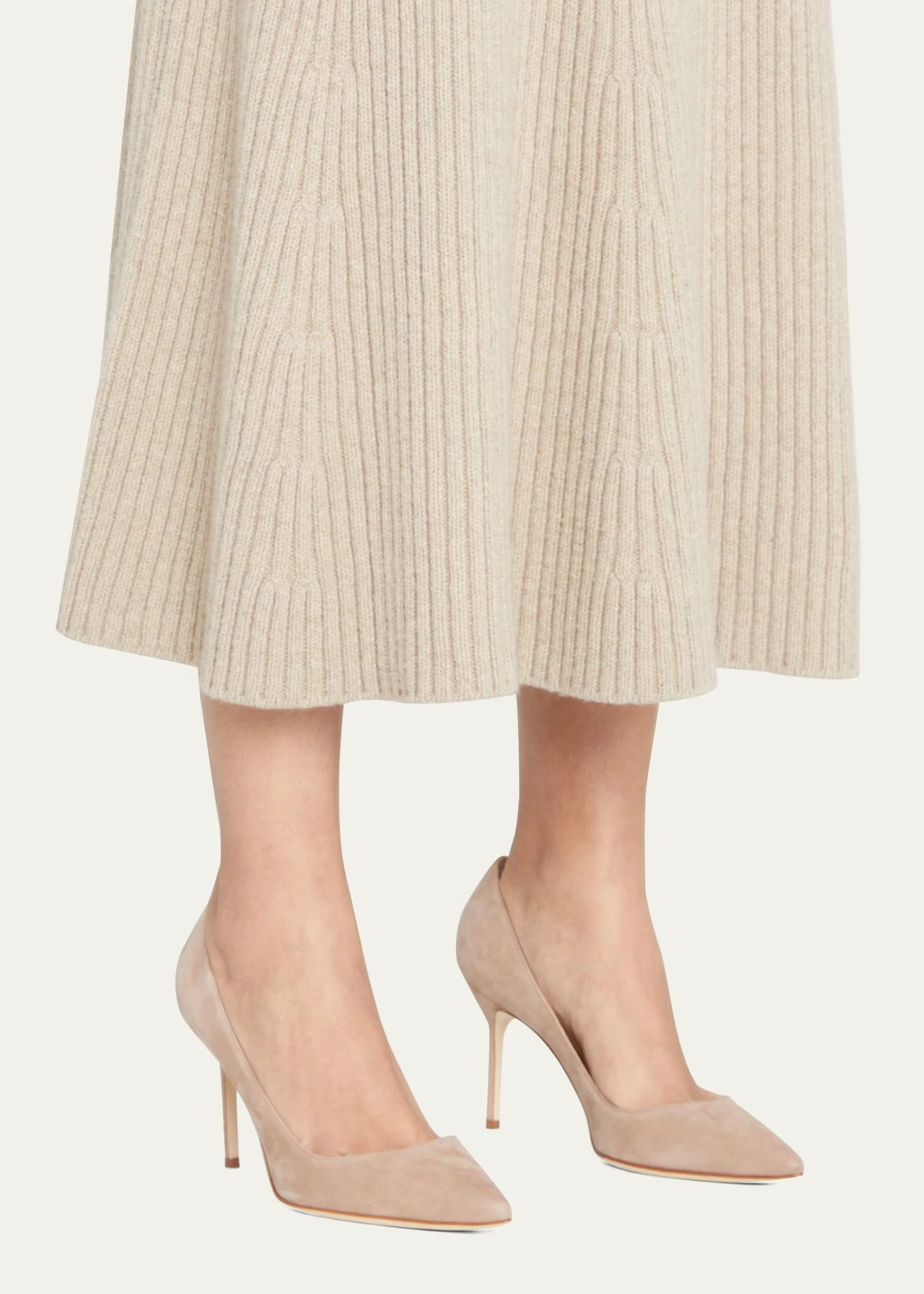 Manolo Blahnik BB 90MM SUEDE PUMPS 6 Manolo Blahnik BB 90MM SUEDE PUMPS - Image 6