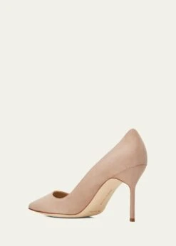 Manolo Blahnik BB 90MM SUEDE PUMPS 12 Manolo Blahnik BB 90MM SUEDE PUMPS -Manolo Blahnik bg 4254517 100296 c