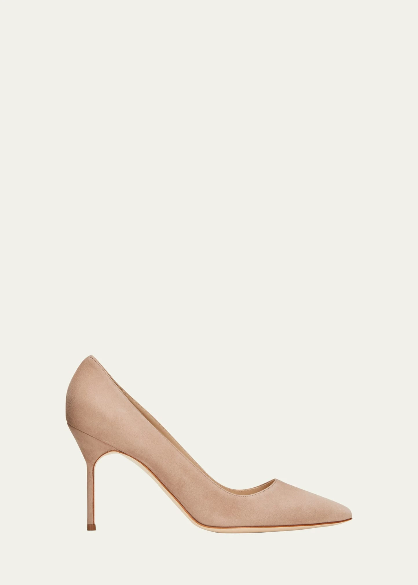 Manolo Blahnik BB 90MM SUEDE PUMPS 1 Manolo Blahnik BB 90MM SUEDE PUMPS