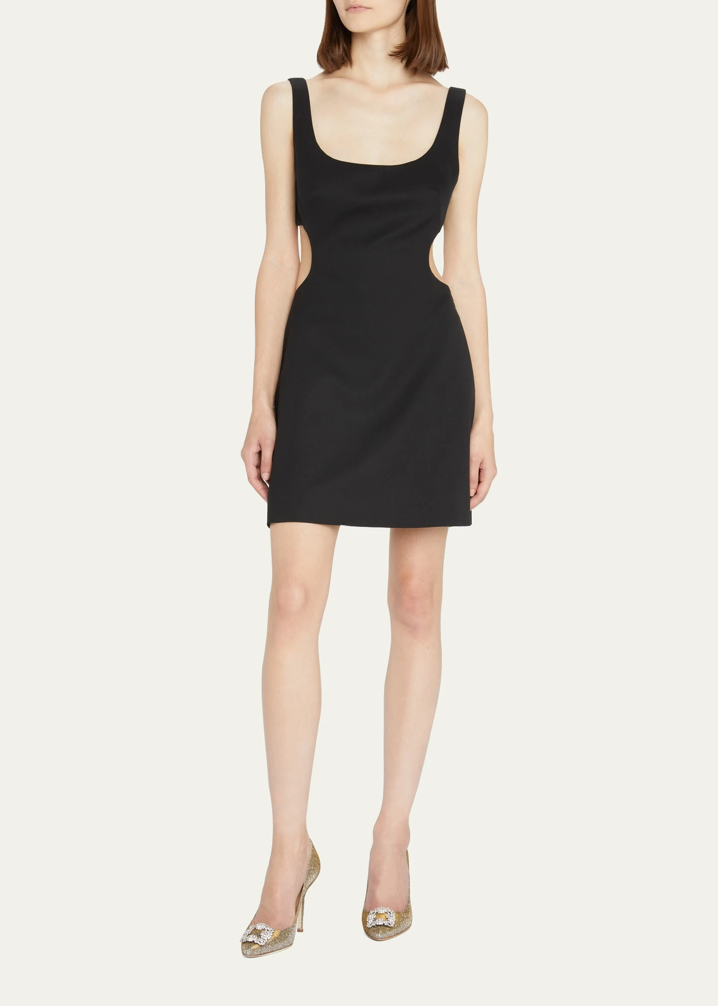 Manolo Blahnik HANGISI 105MM METALLIC BUCKLE PUMPS 3 Manolo Blahnik HANGISI 105MM METALLIC BUCKLE PUMPS - Image 3