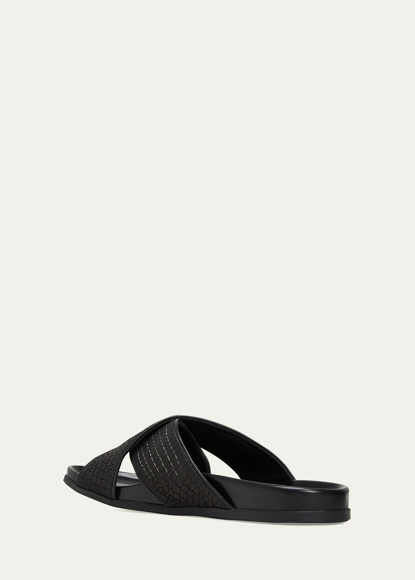 Manolo Blahnik MEN'S CHILTERN LEATHER SLIDE SANDALS 2 Manolo Blahnik MEN'S CHILTERN LEATHER SLIDE SANDALS - Image 2