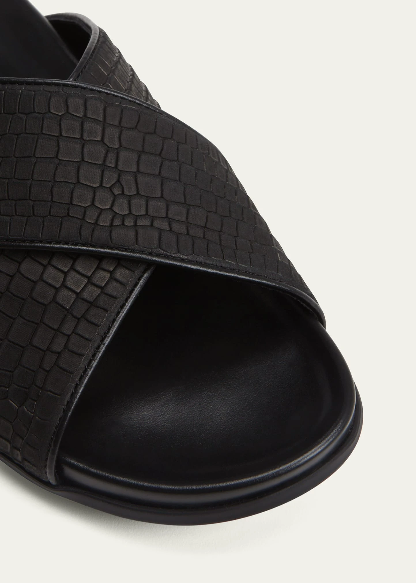 Manolo Blahnik MEN'S CHILTERN LEATHER SLIDE SANDALS 3 Manolo Blahnik MEN'S CHILTERN LEATHER SLIDE SANDALS - Image 3