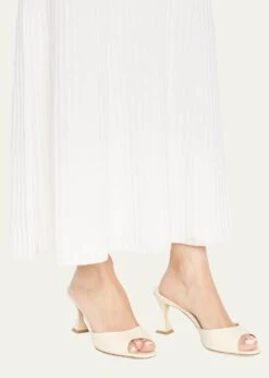 Manolo Blahnik JADARONA LEATHER MULE SANDALS -Manolo Blahnik bg 4318214 100189 a 1