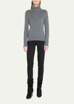 Manolo Blahnik CALASSO SUEDE SLOUCHY MID BOOTIES -Manolo Blahnik bg 4320668 100106 b