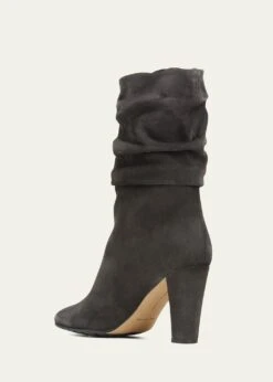 Manolo Blahnik CALASSO SUEDE SLOUCHY MID BOOTIES 16 Manolo Blahnik CALASSO SUEDE SLOUCHY MID BOOTIES -Manolo Blahnik bg 4320669 100134 c 1
