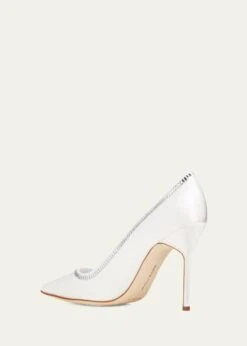 Manolo Blahnik BB 105MM SILK CRYSTAL STILETTO PUMPS -Manolo Blahnik bg 4372909 100189 c 1