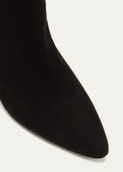 Manolo Blahnik ZUFAPLA SUEDE STILETTO ANKLE BOOTIES -Manolo Blahnik bg 4372912 100106 z