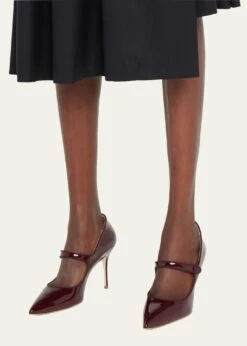 Manolo Blahnik CAMPARI PATENT MARY JANE PUMPS -Manolo Blahnik bg 4372936 100491 a 1