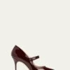 Manolo Blahnik CAMPARI PATENT MARY JANE PUMPS