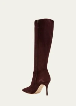 Manolo Blahnik OCULARA SUEDE MID BOOTS -Manolo Blahnik bg 4372948 100436 c