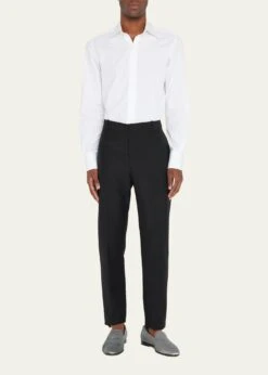 Manolo Blahnik MEN'S MARIO CALF HAIR LEATHER LOAFERS -Manolo Blahnik bg 4394202 100178 b