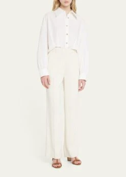 Manolo Blahnik KESBIHI CALFSKIN T-STRAP SLIDE SANDALS -Manolo Blahnik bg 4435983 100274 b