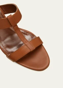 Manolo Blahnik KESBIHI CALFSKIN T-STRAP SLIDE SANDALS -Manolo Blahnik bg 4435983 100274 z 1