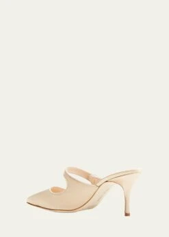 Manolo Blahnik CAMPARI SATIN MARY JANE MULES 16 Manolo Blahnik CAMPARI SATIN MARY JANE MULES -Manolo Blahnik bg 4435988 100314 c 1