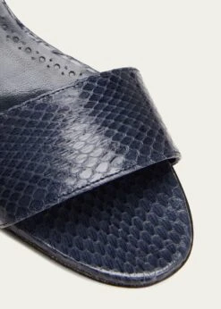 Manolo Blahnik PATOPIA SNAKESKIN SLINGBACK SANDALS -Manolo Blahnik bg 4435990 100404 z