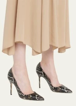 Manolo Blahnik BB 105MM SNAKESKIN STILETTO PUMPS -Manolo Blahnik bg 4436006 100045 a 1