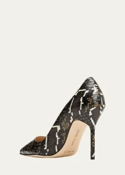 Manolo Blahnik BB 105MM SNAKESKIN STILETTO PUMPS -Manolo Blahnik bg 4436006 100045 c 1